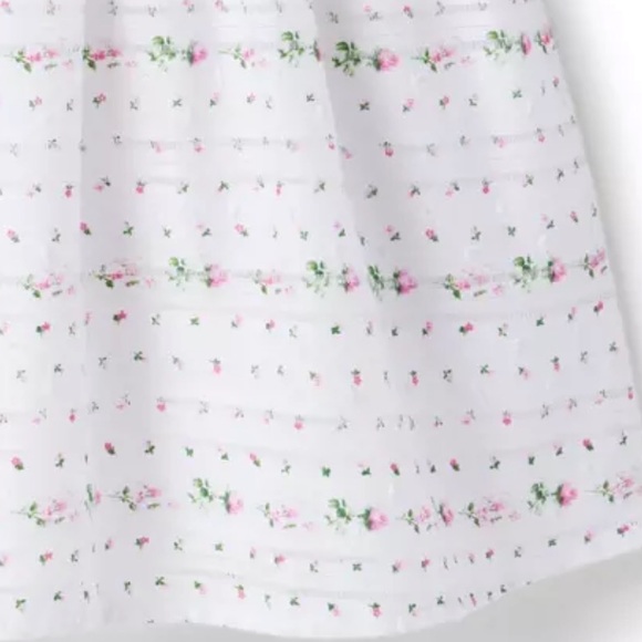 Janie and Jack | FLORAL SWISS DOT DRESS - Picture 3 of 11